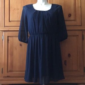 Navy Blue Dress